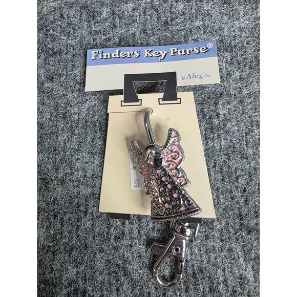 Finders Key Purse Angelic Key Hook Clip Holder Decorative Accessory By Alex Inc - Picture 1 of 5